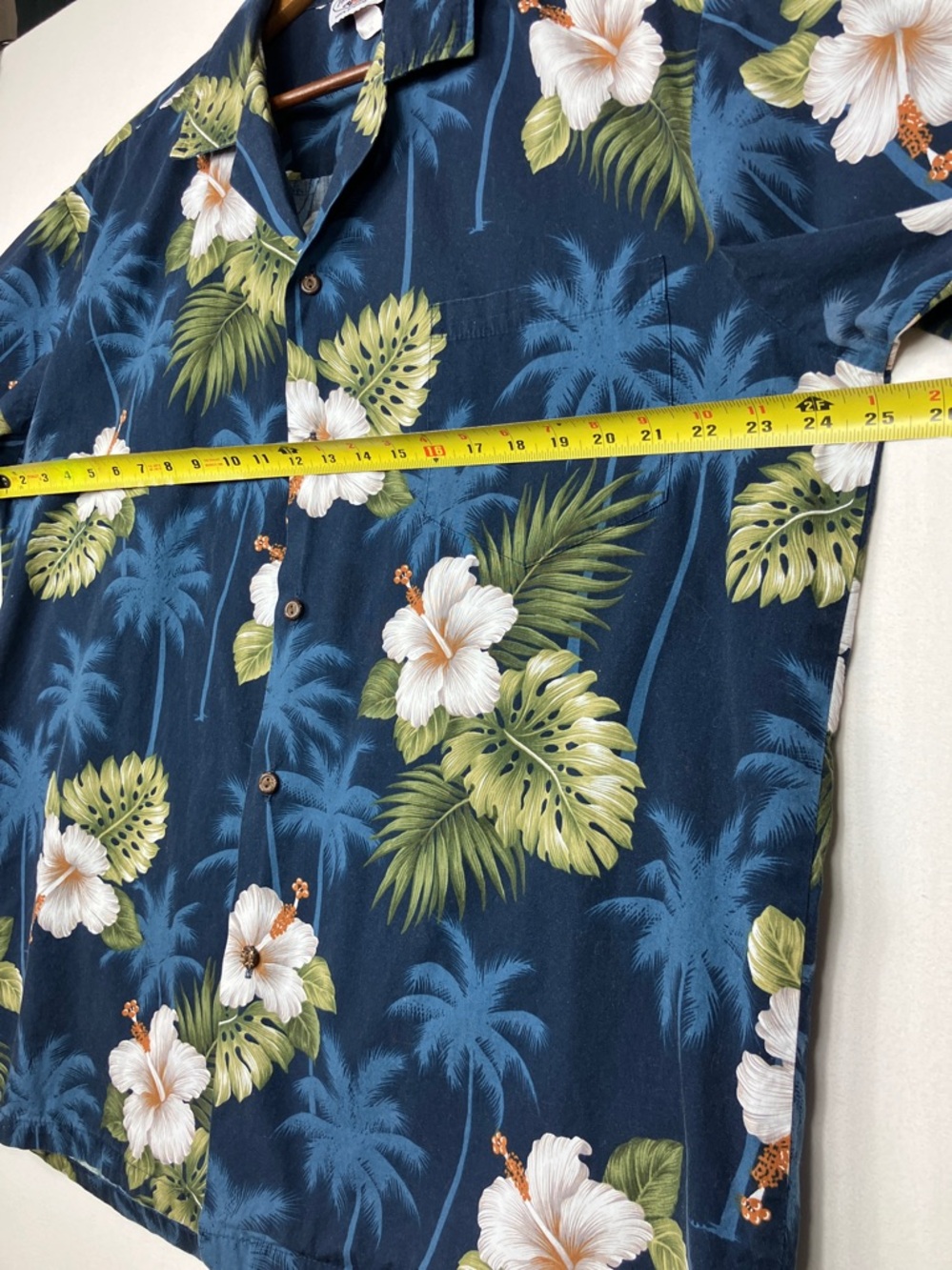 🌴☀️Authentic Blue Hawaiian Button Shirt by Pacific Legend XL 📦4.99 SHIPPING - Picture 6 of 13